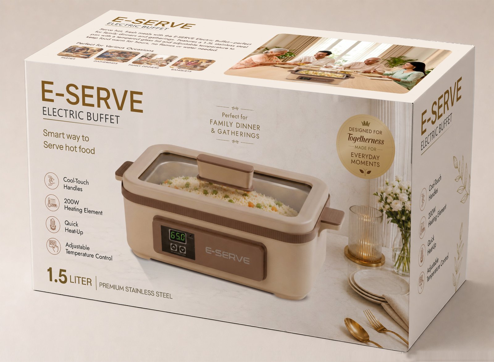E-SERVE packaging